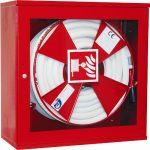 Nástenný hydrant s hadicou D25 -30bm - presklené dvierka - prúdnica ekv.10