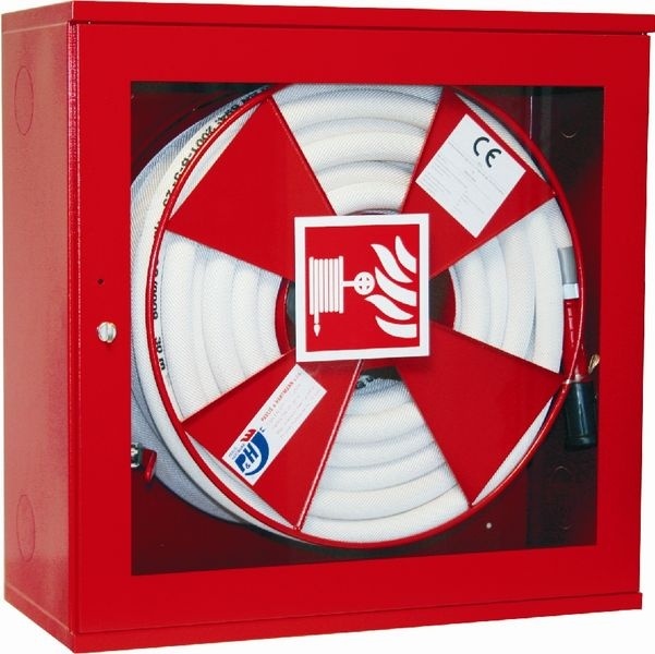 obrazek_258 Nástenný hydrant s hadicou D25 -30bm - presklené dvierka - prúdnica ekv.10 – Obrázok 1