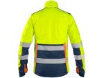Bunda CXS BENSON, výstražná, softshell, pánska, žlto-modrá – Obrázok 2