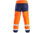 Nohavice CXS CARDIFF, výstražné, zateplené, pánske, oranžové – Obrázok 2