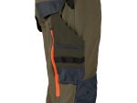 Nohavice CXS NAOS pánske, khaki-olive, HV oranžové doplnky – Obrázok 4
