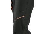 Nohavice CXS TRENTON, zimné softshell, detské, čierne s HV žlto/oranžové doplnky – Obrázok 4