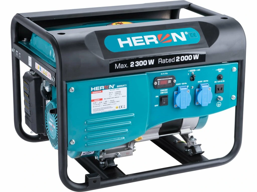 1345_23ed5e4ae9253c84702a53c2b80ab03d-1024x768 Elektrocentrála rámová benzínová 1F, 2,3kW, HERON – Obrázok 1